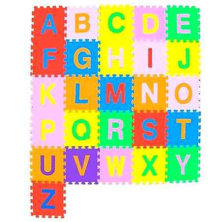 Soft foam tiles mat ABC - بلاطات فوم حروف انجليزي