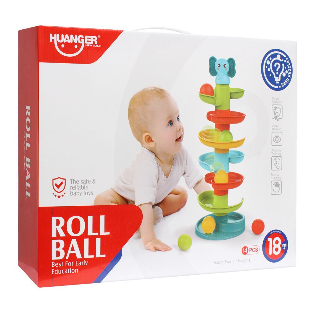 Roll Ball 14 pcs - برج تدحرج كور 14 قطعة
