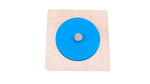 Load image into Gallery viewer, Circle wooden puzzle - Geometric shape puzzle - natural wood- non-toxic - handmade