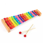 Load image into Gallery viewer, Wooden colored Xylophone 15 Tone - اكسيليفون خشبي ملون 15 نغمة
