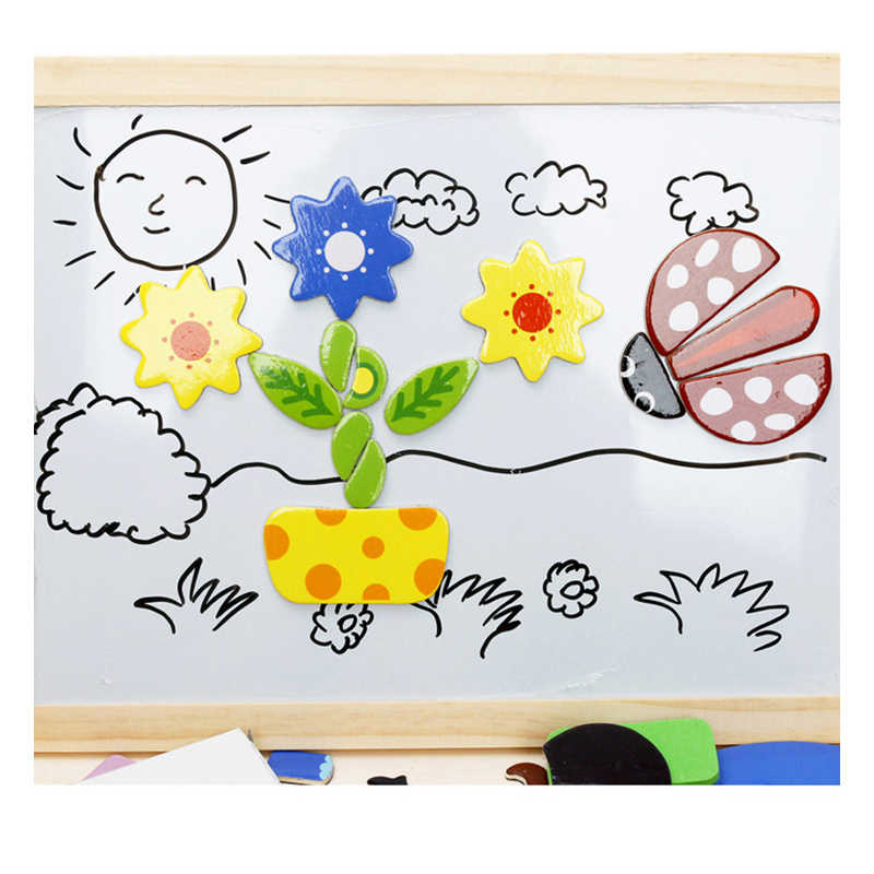 Magnetic Educational Wooden Puzzle - forest