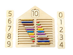 Load image into Gallery viewer, Montessori Bead House - بيت الخرز الخشبي مع صندوق