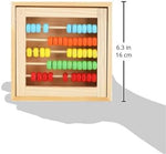 Load image into Gallery viewer, Wooden Abacus With 5 Slots &amp; Tangram - عداد مع كروت و تانجرام