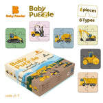 Load image into Gallery viewer, puzzle 6 pieces- Kids Puzzle - Vehicles
