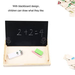 Load image into Gallery viewer, Wooden Operation Box and a clock - For Basic Math Calculations.