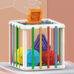 Load image into Gallery viewer, Colorful Shape Sorter cube - مكعب تصنيف الأشكال و الألوان
