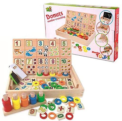 Donuts Numbers box - Abacus - Black Board