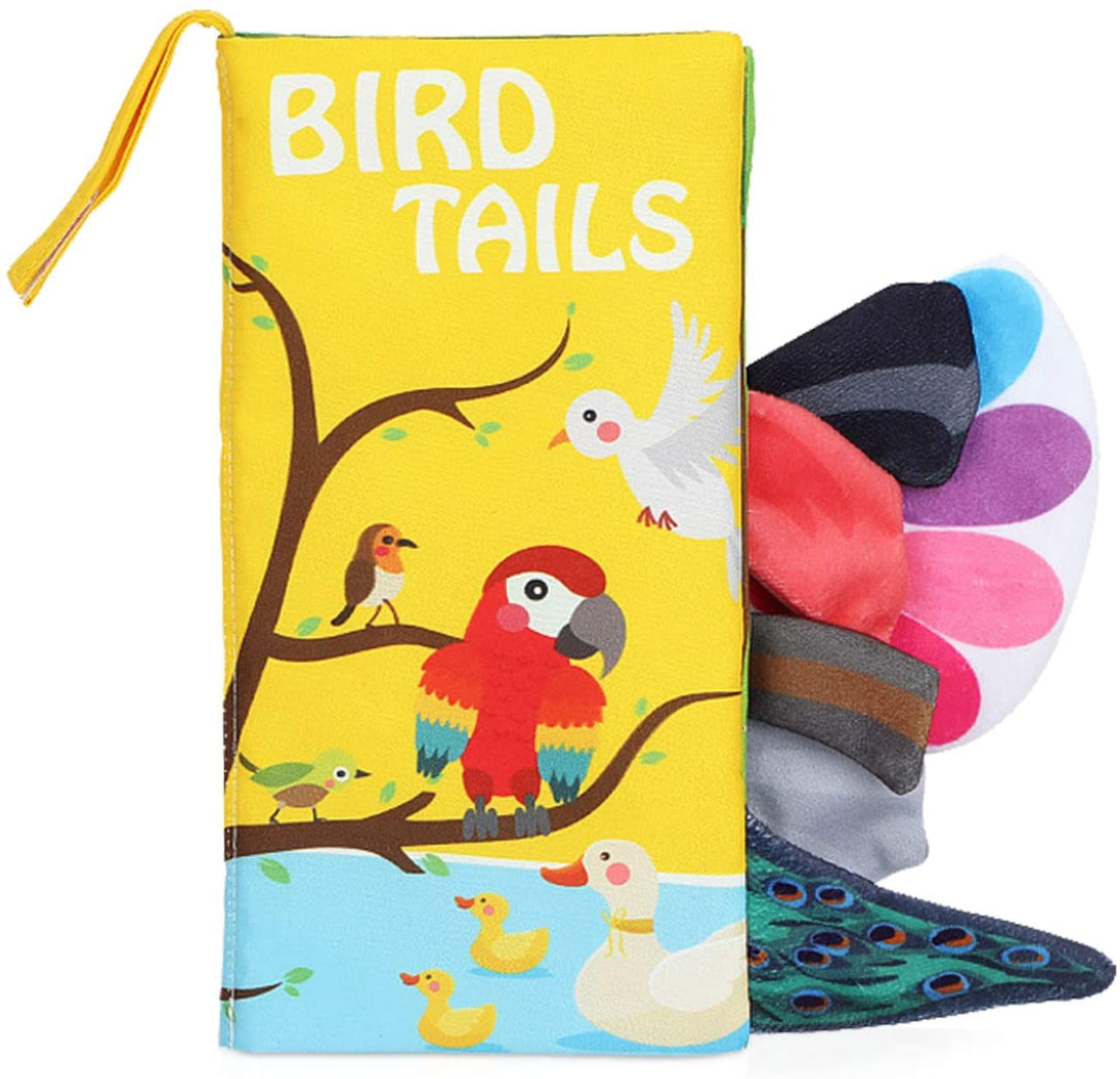 Soft cloth Book: Bird's Tail - كتاب قماش ذيل الطيور