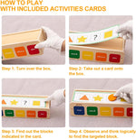 Load image into Gallery viewer, Wooden Shape &amp; Color Sorting box - صندوق تصنيف الألوان و الأشكال الخشبي
