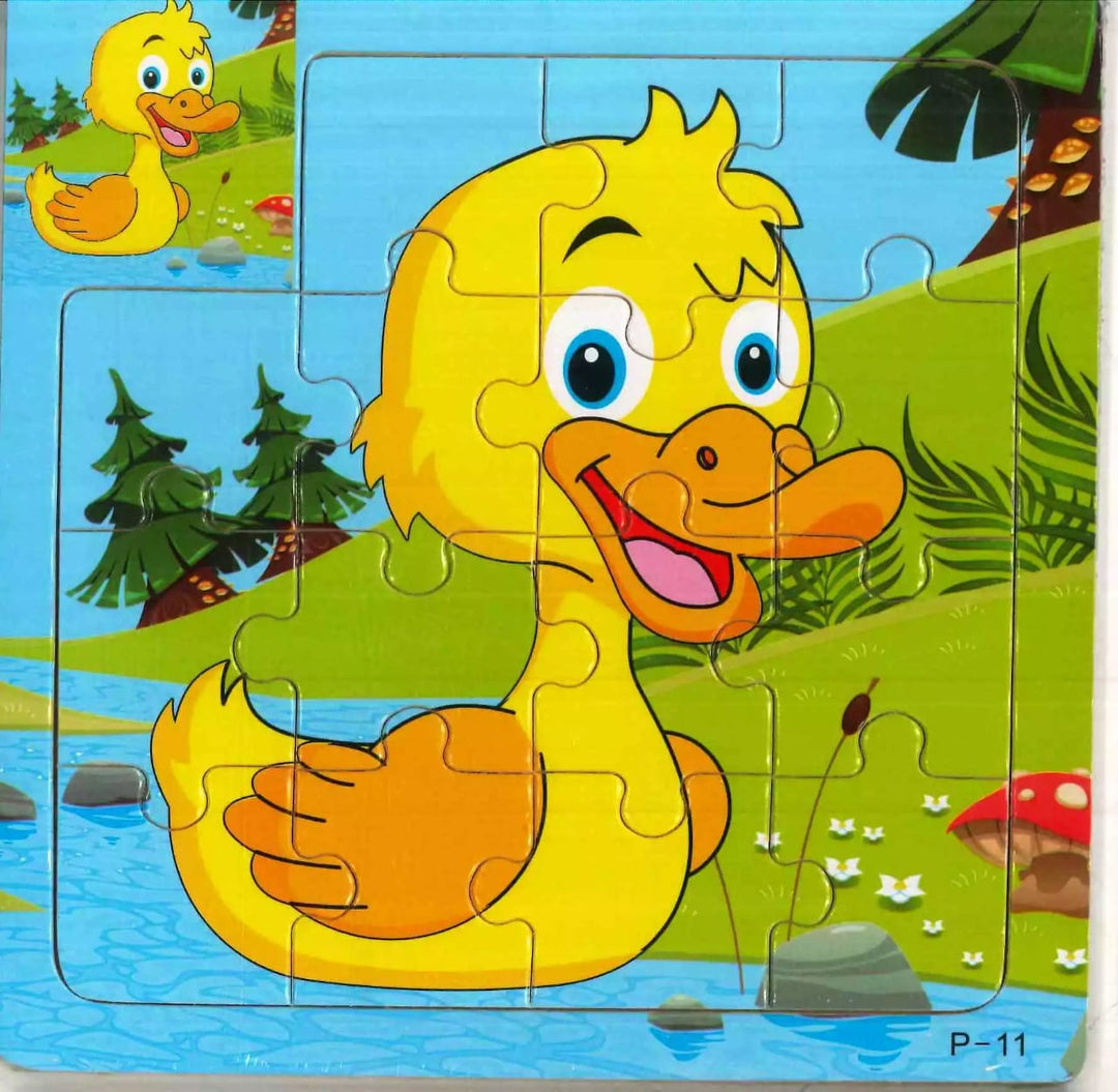 15-Piece Puzzle - Duck  بازل 15 قطعة - بطة