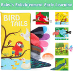 Load image into Gallery viewer, Soft cloth Book: Bird&#39;s Tail - كتاب قماش ذيل الطيور
