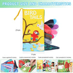 Load image into Gallery viewer, Soft cloth Book: Bird&#39;s Tail - كتاب قماش ذيل الطيور
