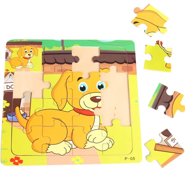 15-Piece Puzzle - Dog - بازل 15 قطعة - كلب