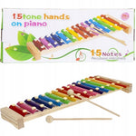 Load image into Gallery viewer, Wooden colored Xylophone 15 Tone - اكسيليفون خشبي ملون 15 نغمة
