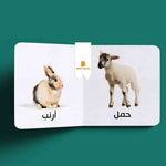Load image into Gallery viewer, My First Book - Farm animals - Arabic Language - كتب كلماتي الاولى - المعارف الأولى - حيوانات المزرعة