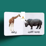 Load image into Gallery viewer, My First Book - Forest animals - Arabic Language - كتب كلماتي الاولى - المعارف الأولى - حيوانات الغابة
