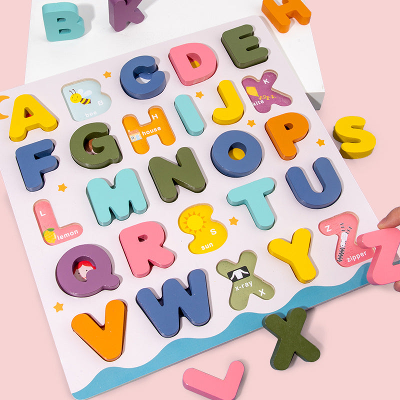 ABC Letter & Number Puzzles - بازل حروف و ارقام انجليزي