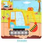 Load image into Gallery viewer, 16-Piece Puzzle - Excavator - بازل 15 قطعة - حفار
