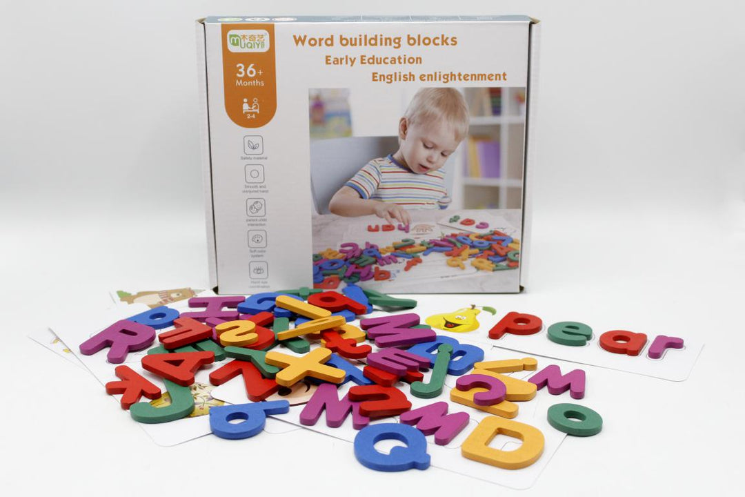 Word Building Blocks - مساطر مطابقة كلمات انجليزي