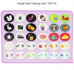Load image into Gallery viewer, PUZZLE COLOR TRACKING CARD - بازل تلوين اشكال منوعة

