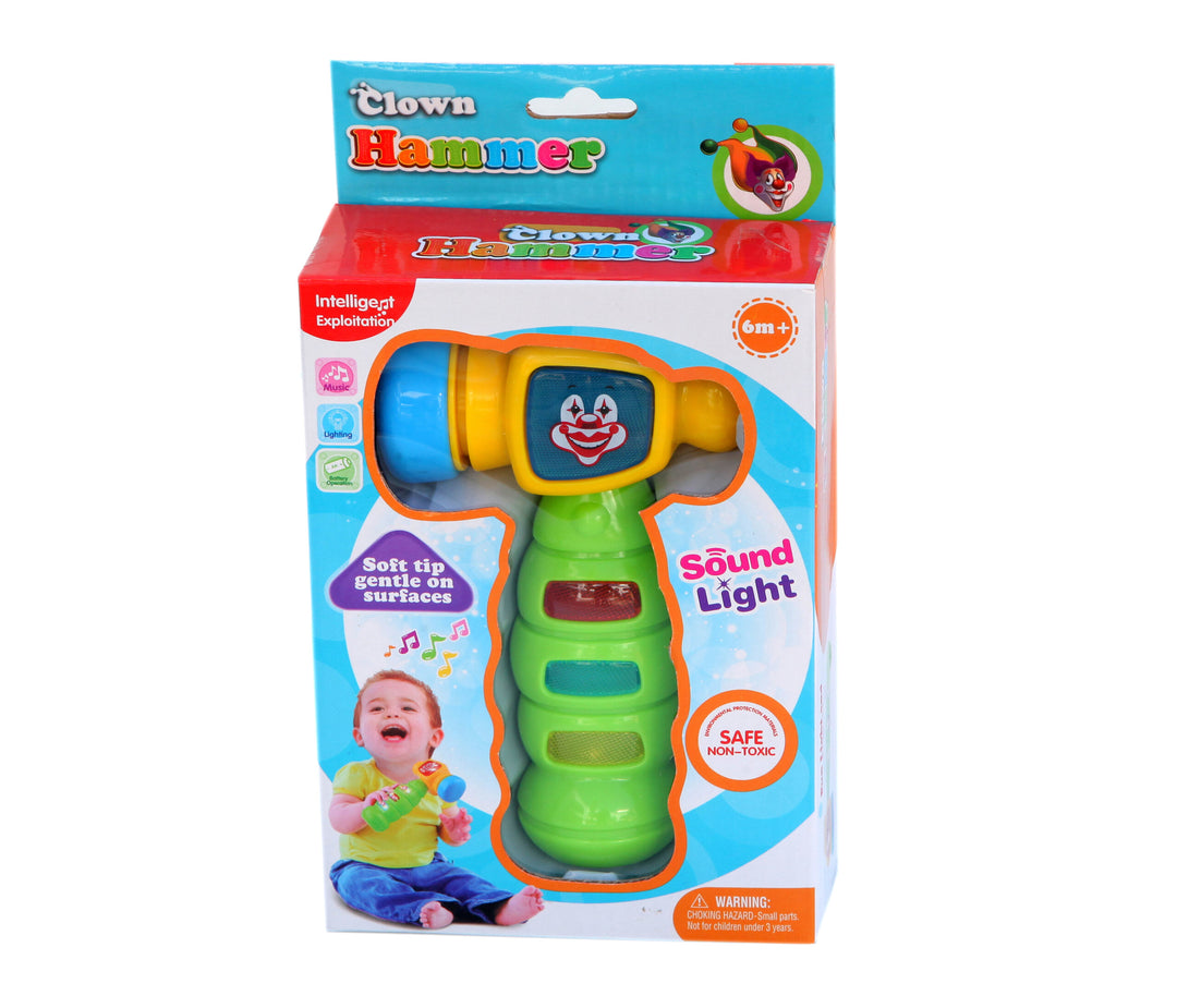 Clown Hammer rattle with sound and light -  مطرقة المهرج مع صوت و نور