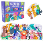 Load image into Gallery viewer, Alphabet Educational Wooden Puzzle - 36 Alphabet jigsaw puzzle