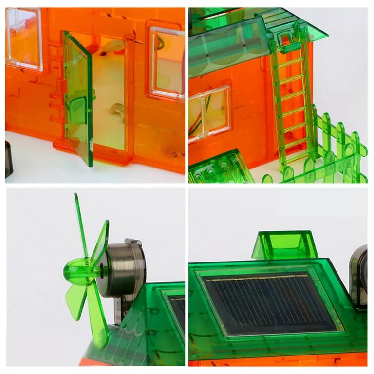 Solar Energy concept House DIY - منزل توليد الطاقة الشمسية