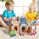 Load image into Gallery viewer, Master Of Architecture - 128 Pieces Wooden Building Blocks Set Toy