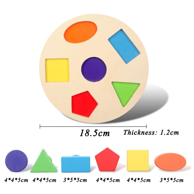 Matching shapes & colors with handle - مطابقة اشكال هندسية و ألوان بمقبض