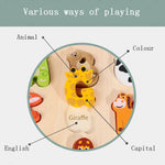 Load image into Gallery viewer, 3D puzzle of animals in English letters  -  بازل مجسم حيوانات حروف انجليزية
