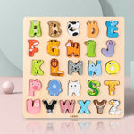 Load image into Gallery viewer, 3D puzzle of animals in English letters  -  بازل مجسم حيوانات حروف انجليزية
